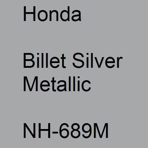 Honda, Billet Silver Metallic, NH-689M.